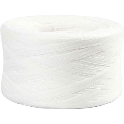 Raffia papier 503291 wit 7-8 mm 100 meter