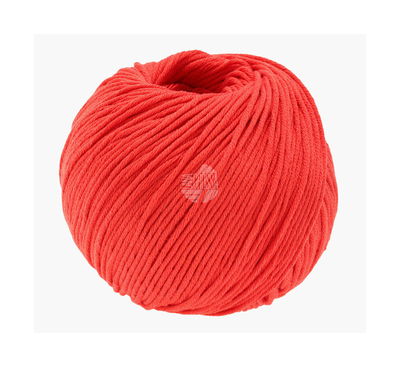 Lana Grossa Pima 7 koraal rood op=op 