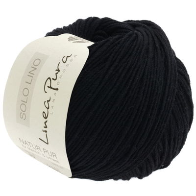 Lana Grossa Solo Lino 14 zwart