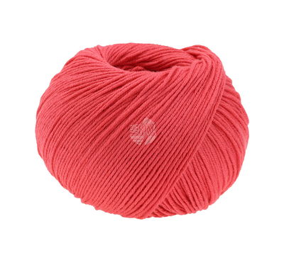 Lana Grossa Cotton Love 3 zacht rood opruiming 