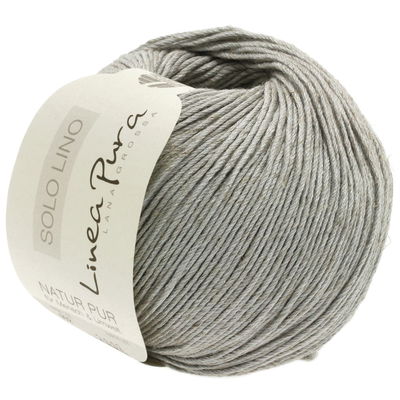 Lana Grossa Solo Lino 05 grijs