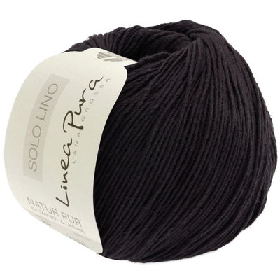 Lana Grossa Solo Lino 12 donker blauw