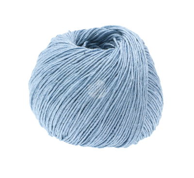 Lana Grossa Solo Lino 46 licht jeans blauw