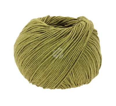 Lana Grossa Solo Lino 51 olijf groen