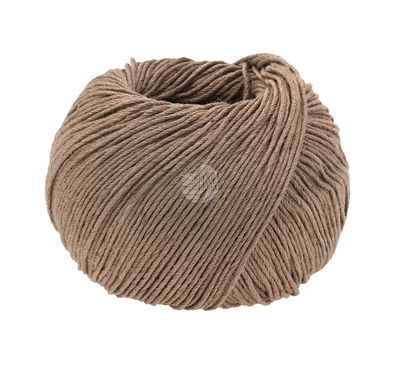 Lana Grossa Solo Lino 54 mat bruin