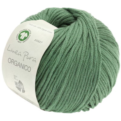Lana Grossa Organico 116 mat groen opruiming 