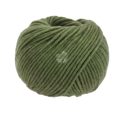 Lana Grossa Lala berlin lovely cotton 23 mosgroen opruiming 