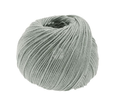 Lana Grossa Alta moda cotolana 9 grijs groen opruiming 