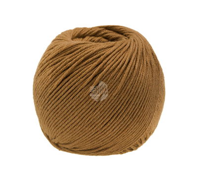 Lana Grossa Soft cotton 33 oker bruin op=op uit collectie 