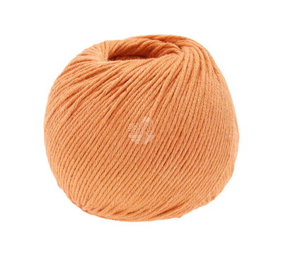 Lana Grossa Soft Cotton 26 licht oranje op=op uit collectie 