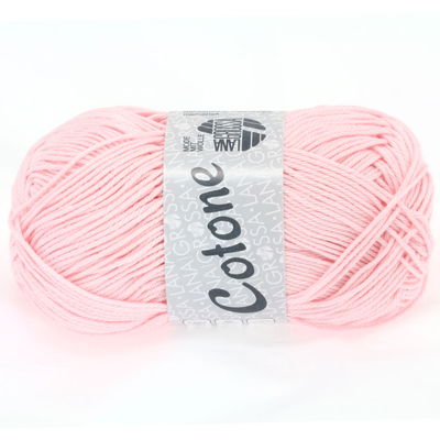 Lana Grossa Cotone 001 roze opruiming 