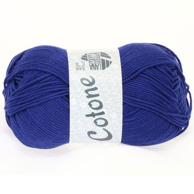 Lana Grossa Cotone 012 donker blauw