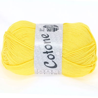 Lana Grossa Cotone 016 neon geel