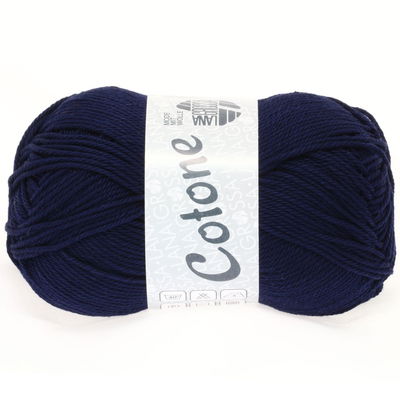 Lana Grossa Cotone 020 nacht blauw