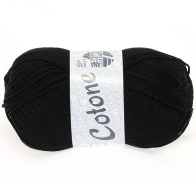 Lana Grossa Cotone 021 zwart