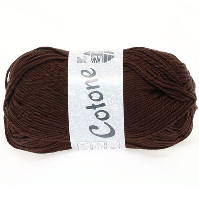 Lana Grossa Cotone 029 donker bruin