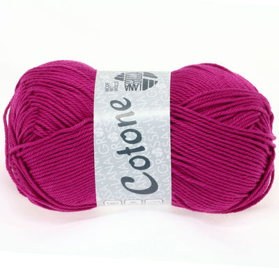 Lana Grossa Cotone 042 fuschia roze