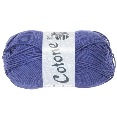 Lana Grossa Cotone 062 blauw paars op=op 