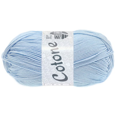 Lana Grossa Cotone 070 ijsblauw op=op 
