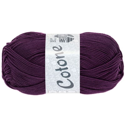 Lana Grossa Cotone 074 aubergine paars