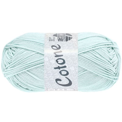 Lana Grossa Cotone 078 licht mint blauw