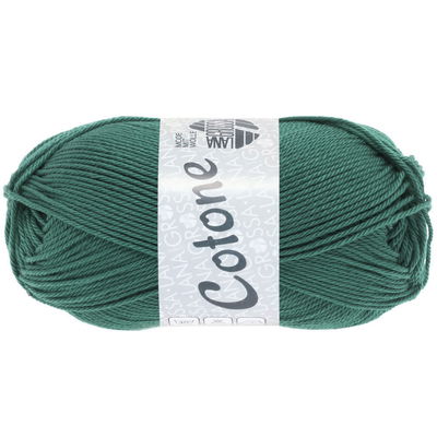 Lana Grossa Cotone 079 smaragd groen