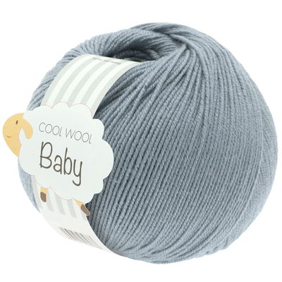 Lana Grossa Cool Wool Baby 264 grijs blauw