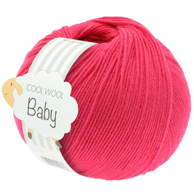 Lana Grossa Cool Wool Baby 269 rood roze op=op uit collectie 
