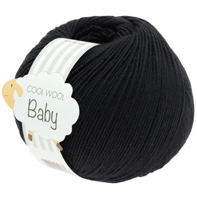 Lana Grossa Cool Wool Baby 278 zwart
