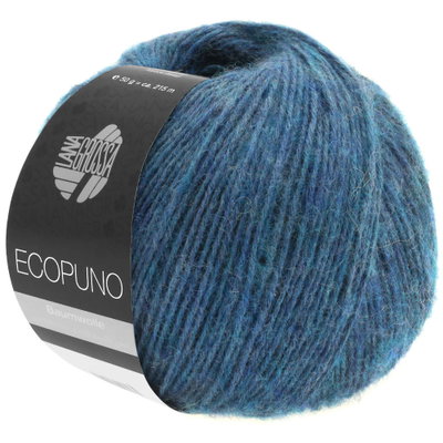 Lana Grossa Ecopuno 11 Denim blauw