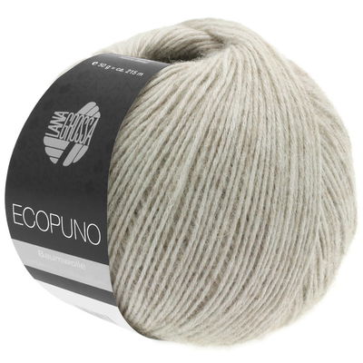 Lana Grossa Ecopuno 18 grijs naturel