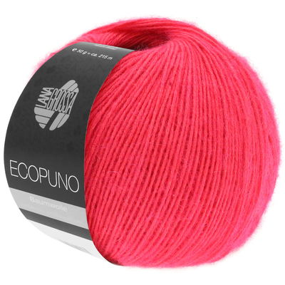Lana Grossa Ecopuno 36 framboos rood