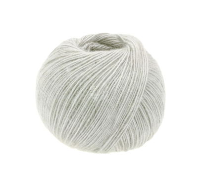 Lana Grossa Ecopuno 45 zilver grijs
