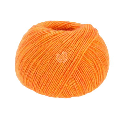 Lana Grossa Ecopuno 72 mandarijn oranje opruiming 