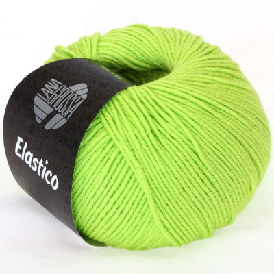 Lana Grossa Elastico 113 neon groen op=op uit collectie 