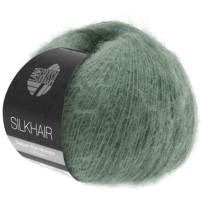 Lana Grossa Silkhair 127 oud groen