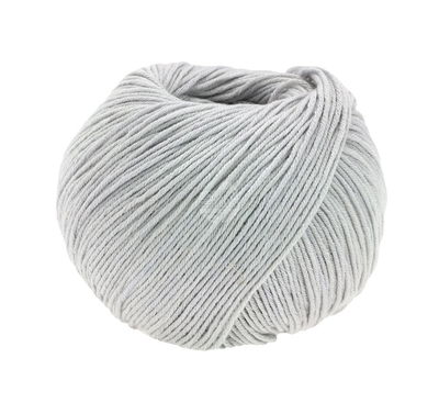 Lana Grossa Cotton love 21 zilver grijs opruiming 
