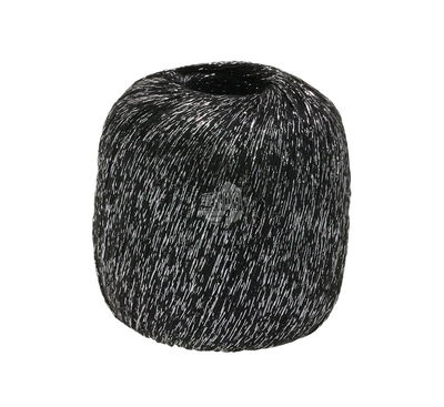 Lana Grossa Brillino 13 zwart zilver opruiming 