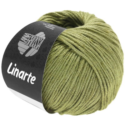 Lana Grossa Linarte 087 olijf groen op=op uit collectie 