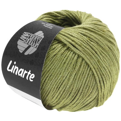Lana Grossa Linarte 087 olijf groen