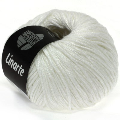 Lana Grossa Linarte 017 wit op=op uit collectie 