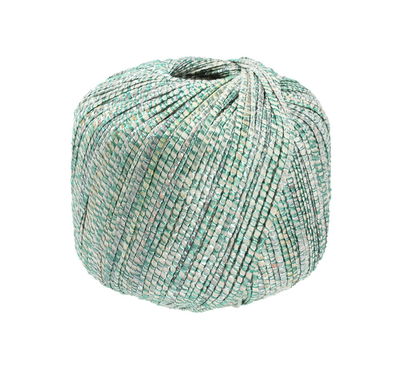 Lana Grossa Alessia 07 ecru aqua op=op uit collectie 