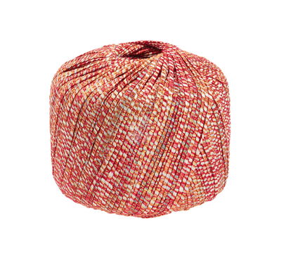 Lana Grossa Alessia 11 rood oranje ecru op=op uit collectie 