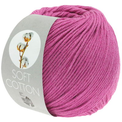 Lana Grossa Soft cotton 14 cyclaam roze op=op uit collectie 
