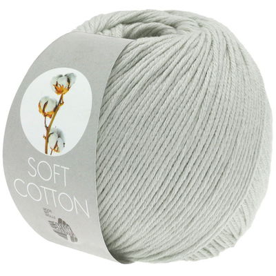 Lana Grossa Soft cotton 18 lichtgrijs