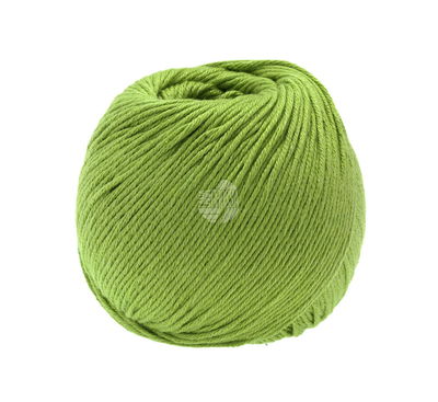 Lana Grossa Soft cotton 30 lente groen op=op uit collectie 