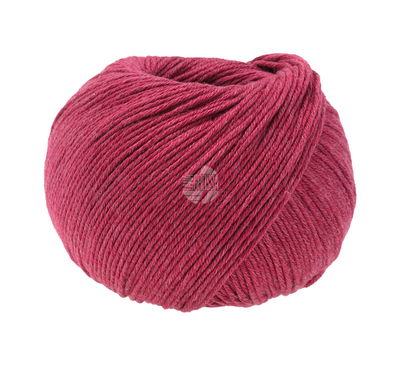 Lana Grossa Soft cotton 39 donker rood