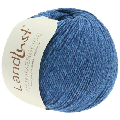 Lana Grossa Landlust sommerseide 07 marineblauw