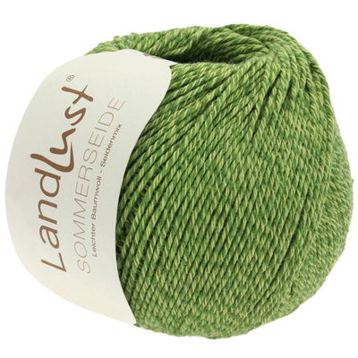 Lana Grossa Landlust sommerseide 31 linde groen opruiming 