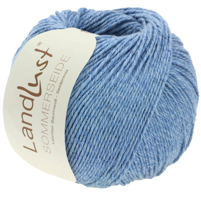 Lana Grossa Landlust sommerseide 35 jeans blauw